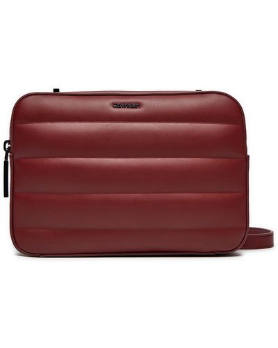 Calvin Klein Handtasche Line Quilt Camera Bag K60K612114 - Rot