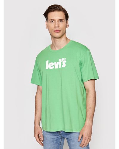 Levi's T-Shirt 16143-0141 Grün Relaxed Fit
