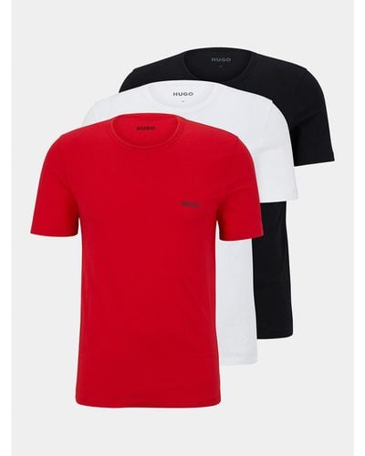 HUGO 3Er-Set T-Shirts 50480088 Regular Fit - Rot