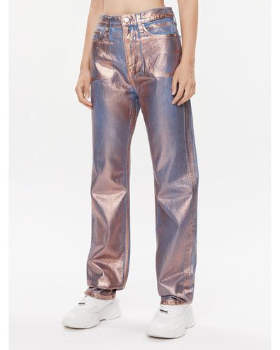Calvin Klein Jeans J20J222205 Straight Fit - Lila