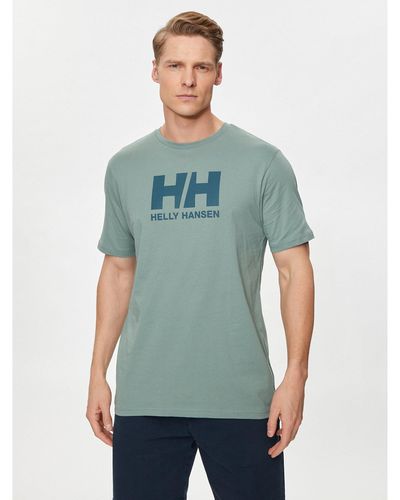 Helly Hansen T-Shirt Hh Logo T-Shirt 33979 Grün Regular Fit