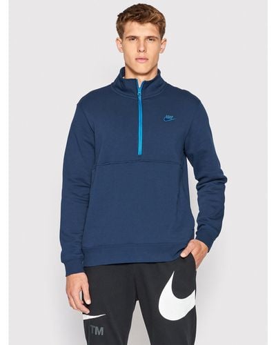 Nike Sweatshirt Sportswear Club Dd4732 Standard Fit - Blau