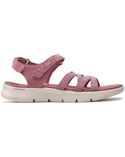 Skechers Sandalen go walk flex sandal-sunshine 141450/mve purple - Pink