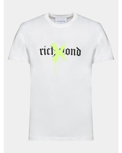Richmond X T-Shirt Ulsoy Ump24052Ts Weiß Regular Fit