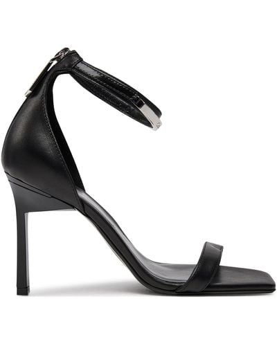 Calvin Klein Sandalen heel sandal 90 metal bar lth hw0hw01946 ck black beh - Schwarz