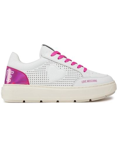 Love Moschino Sneakers ja15274g1ijc410b bia/fux - Pink