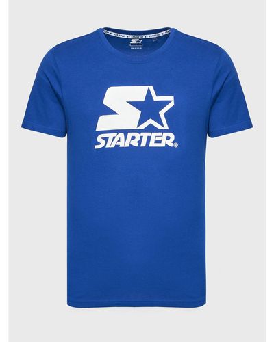 Starter T-Shirt Smg-008-Bd Regular Fit - Blau