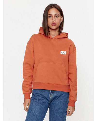 Calvin Klein Sweatshirt J20J222732 Regular Fit - Orange