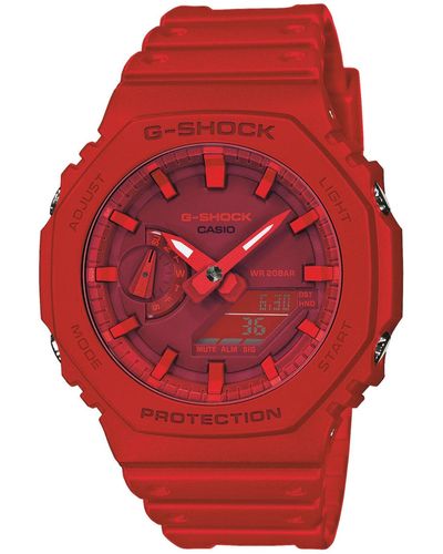 G-Shock Uhr Ga-2100-4Aer - Rot