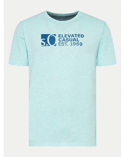 S.oliver T-Shirt 2141235 Regular Fit - Blau