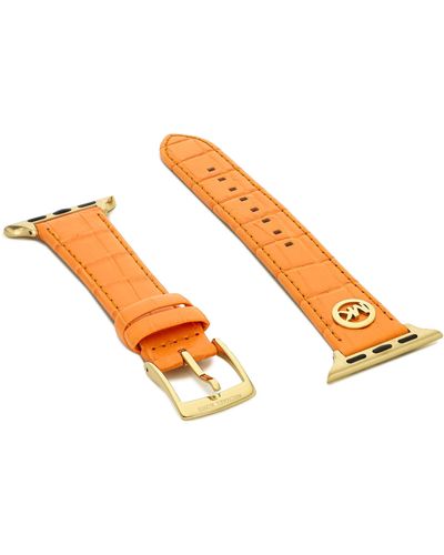Michael Kors Ersatzarmband Für Apple Watch Mks8050E - Orange