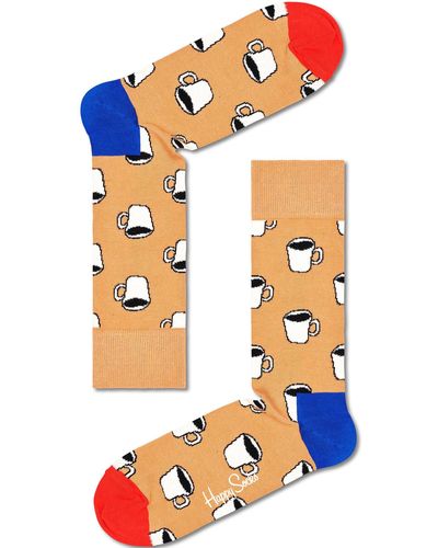 Happy Socks 2Er-Set Hohe -Socken Xmms02-0200 - Orange