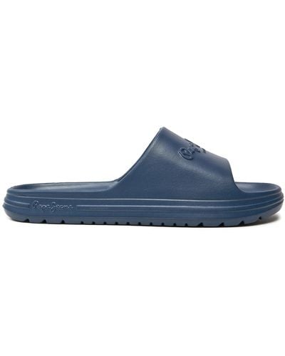 Pepe Jeans Pantoletten Beach Slide M Pms70159 - Blau