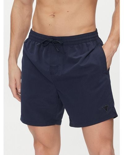 Guess Badeshorts F4Gt01 Wg282 Regular Fit - Blau