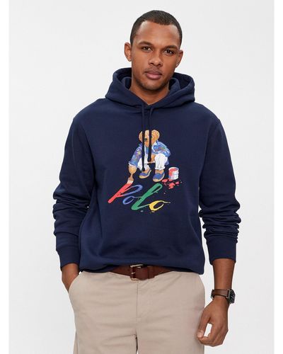 Polo Ralph Lauren Sweatshirt 710853309030 Regular Fit - Blau