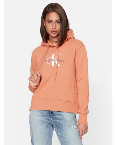 Calvin Klein Sweatshirt J20J221335 Regular Fit - Orange