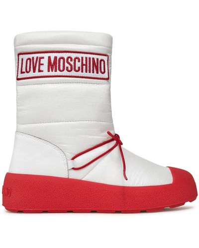 Love Moschino Schneeschuhe ja15855h0hin010b bian/rosso - Rot
