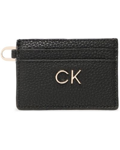 Calvin Klein Kreditkartenetui Re-Lock Cardholder K60K610671 - Schwarz