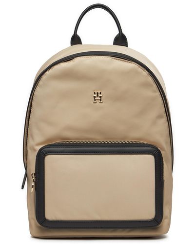 Tommy Hilfiger Rucksack Th Essential S Backpack Cb Aw0Aw15711 - Natur