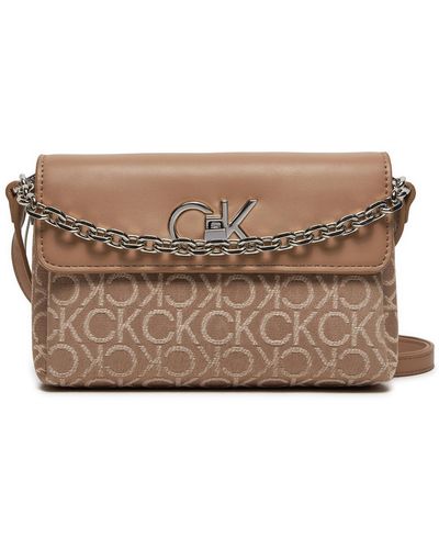 Calvin Klein Handtasche Re-Lock Mini K60K612642 - Braun