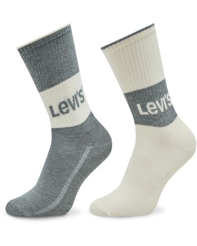 Levi's 2Er-Set Hohe Damensocken 701218215 - Grau