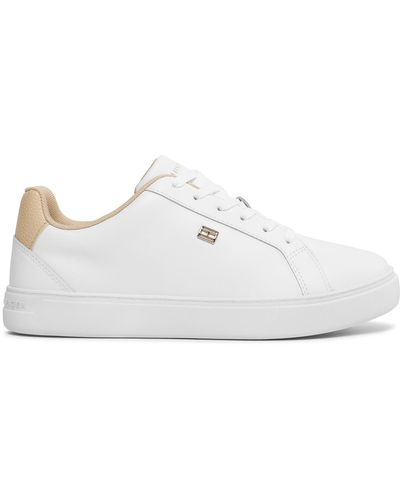 Tommy Hilfiger Sneakers Essential Court Sneaker Fw0Fw07686 Weiß