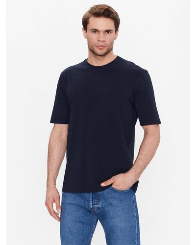 Sisley T-Shirt 3I1Xs101J Regular Fit - Blau