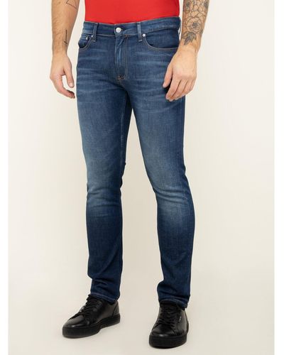 Calvin Klein Slim Fit Jeans J30J313934 Slim Fit - Blau