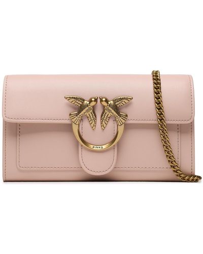 Pinko Handtasche Love One Wallet C Pe 23 Pltt 100062 A0F1 - Pink