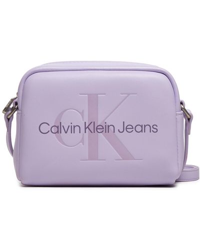 Calvin Klein Handtasche Sculpted Camera Bag18 Mono K60K612220 - Lila