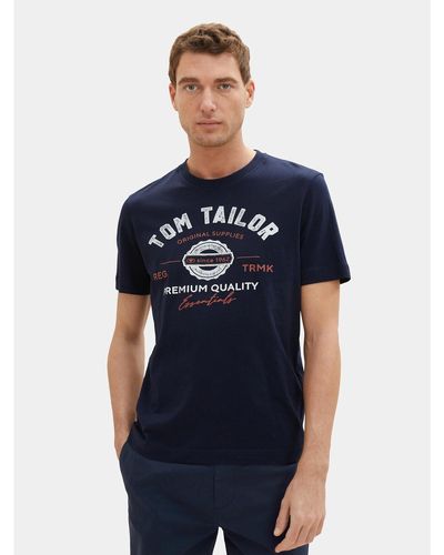 Tom Tailor T-Shirt 1037735 Regular Fit - Blau