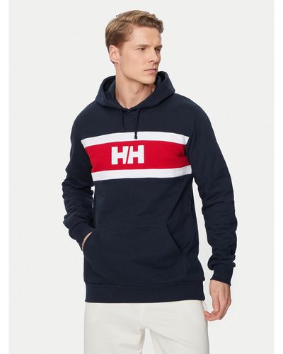 Helly Hansen Sweatshirt Salt Cotton Hoodie 34474 Regular Fit - Blau