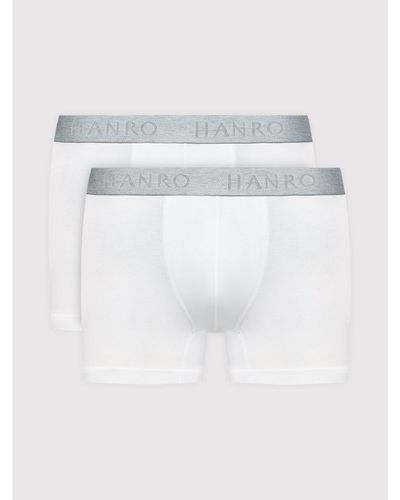 Hanro 2Er-Set Boxershorts Essentials 3078 Weiß