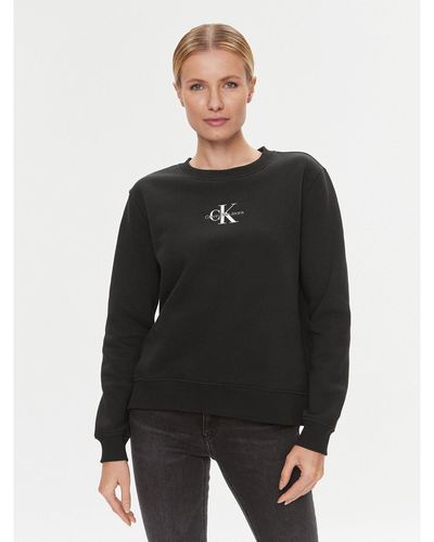 Calvin Klein Sweatshirt J20J221339 Regular Fit - Schwarz
