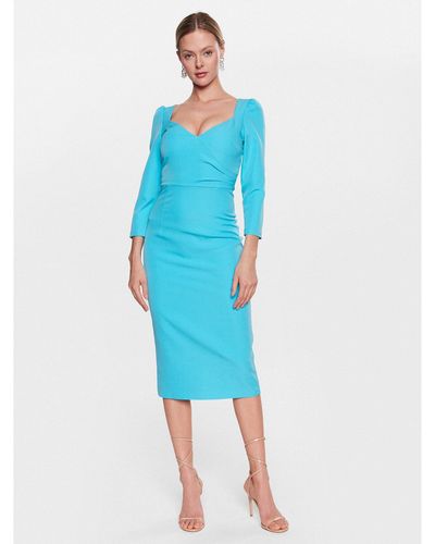 Nissa Kleid Für Den Alltag Rz13994 Slim Fit - Blau