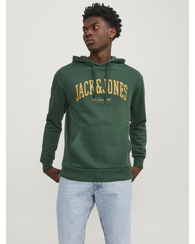 Jack & Jones Sweatshirt Josh 12236513 Grün Standard Fit