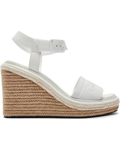 Calvin Klein Espadrilles Wedge Sandal 70 He Hw0Hw02050 Weiß
