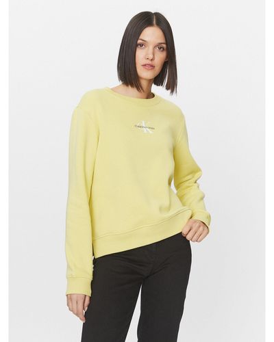 Calvin Klein Sweatshirt J20J221339 Regular Fit - Gelb