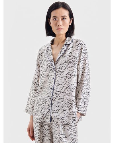 Seidensticker Pyjama-T-Shirt 12.520570 Regular Fit - Grau