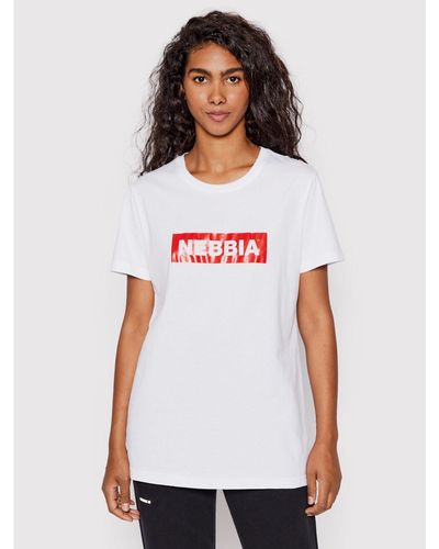 Nebbia T-Shirt 592 Weiß Regular Fit