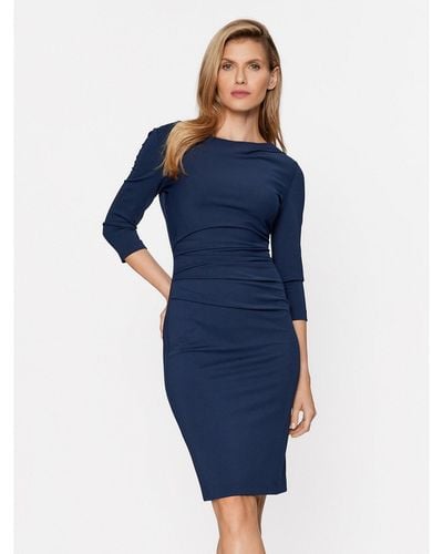 Rinascimento Kleid Für Den Alltag Cfc0114859003 Regular Fit - Blau