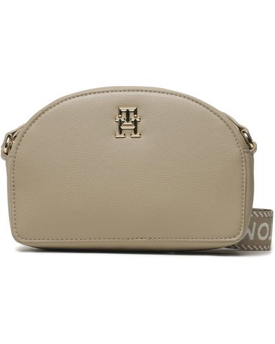 Tommy Hilfiger Handtasche Tommy Life Half Moon Camera Bag Aw0Aw14471 - Natur