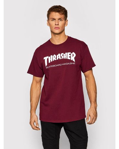 Thrasher T-Shirt Skatemag Regular Fit - Rot