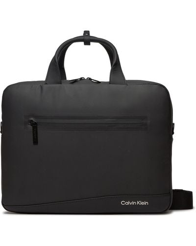 Calvin Klein Laptoptasche Rubberized Conv Laptop Bag K50K511712 - Schwarz