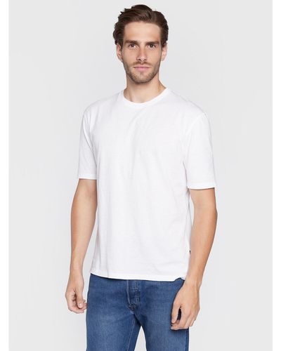 Sisley T-Shirt 3I1Xs101J Weiß Regular Fit