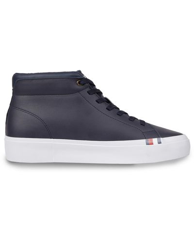 Tommy Hilfiger Sneakers Modern Vulc Lth Hi Wl Fm0Fm04820 - Blau