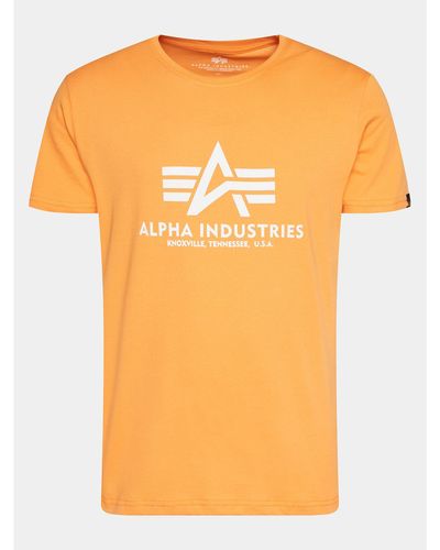 Alpha Industries T-Shirt Basic 100501 Regular Fit - Orange