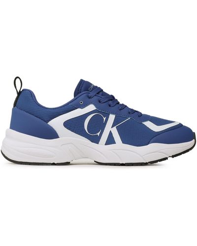 Calvin Klein Sneakers Retro Tennis Mesh Ym0Ym00638 - Blau