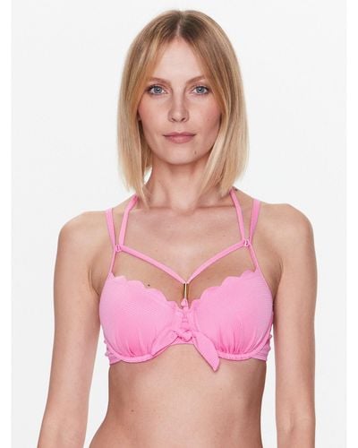 Hunkemöller Bikini-Oberteil Scallop 201941 - Pink