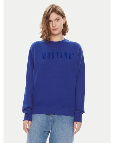Mustang Sweatshirt Bea 1014623 Regular Fit - Blau